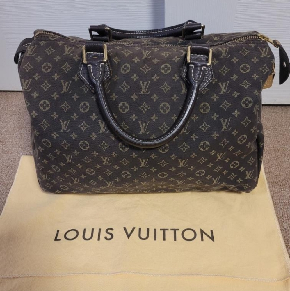 AUTHENTIC LOUIS VUITTON Speedy Mini Lin Speedy 30 VGUC comes with dustbag